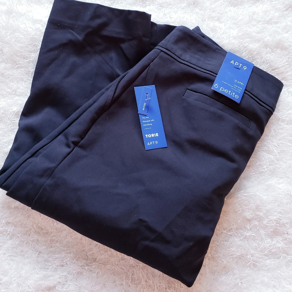 APT. 9 Capri Dress Pants Womens Size 6 Petite NWT